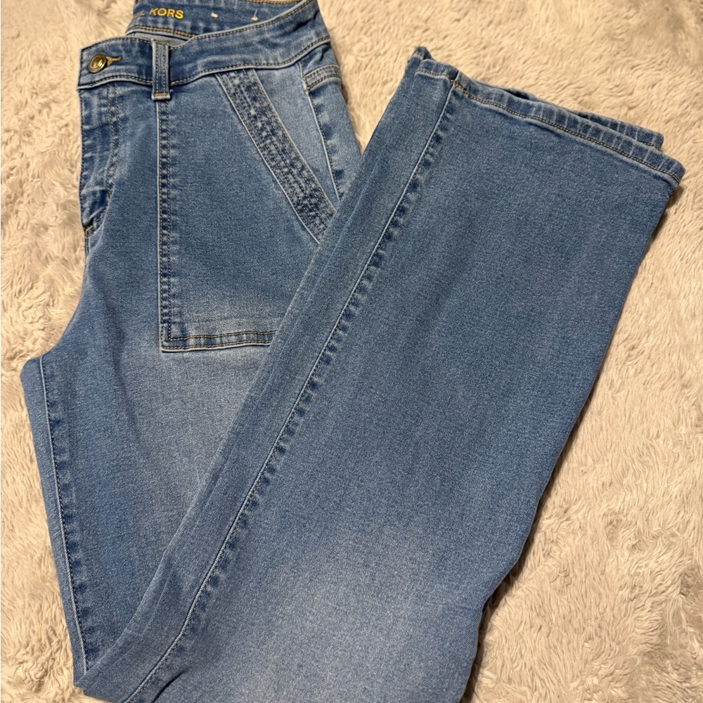 MICHAEL Michael Kors Denim Straight Leg Jeans